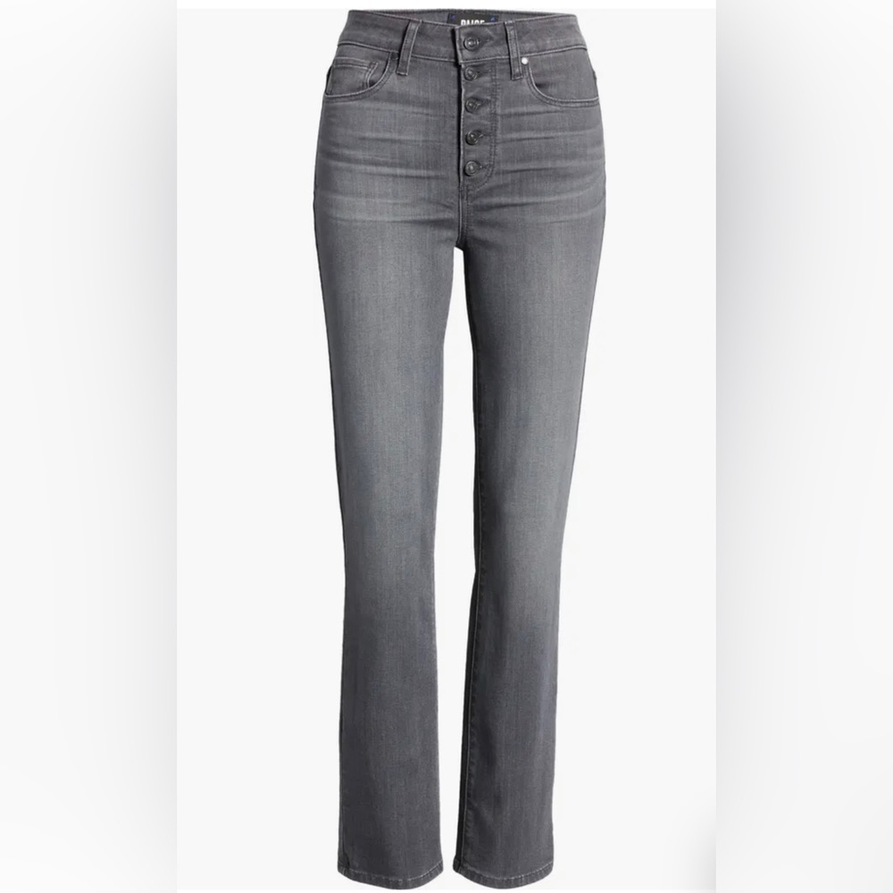 PAIGE Cindy Exposed Button Fly Jeans